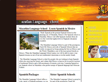 Tablet Screenshot of mazatlanlanguageschool.com